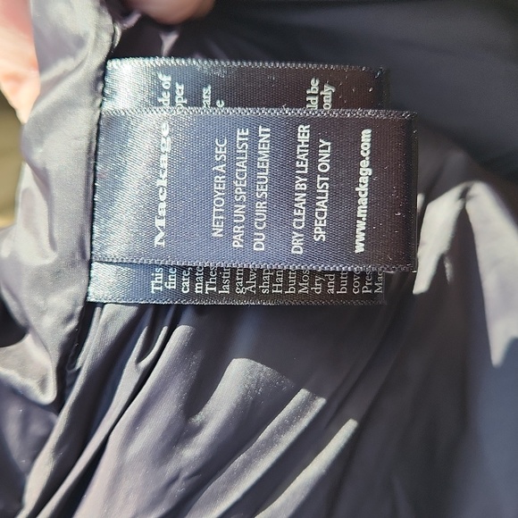 Blue Mackage Winter Jacket Medium - Picture 11 of 13